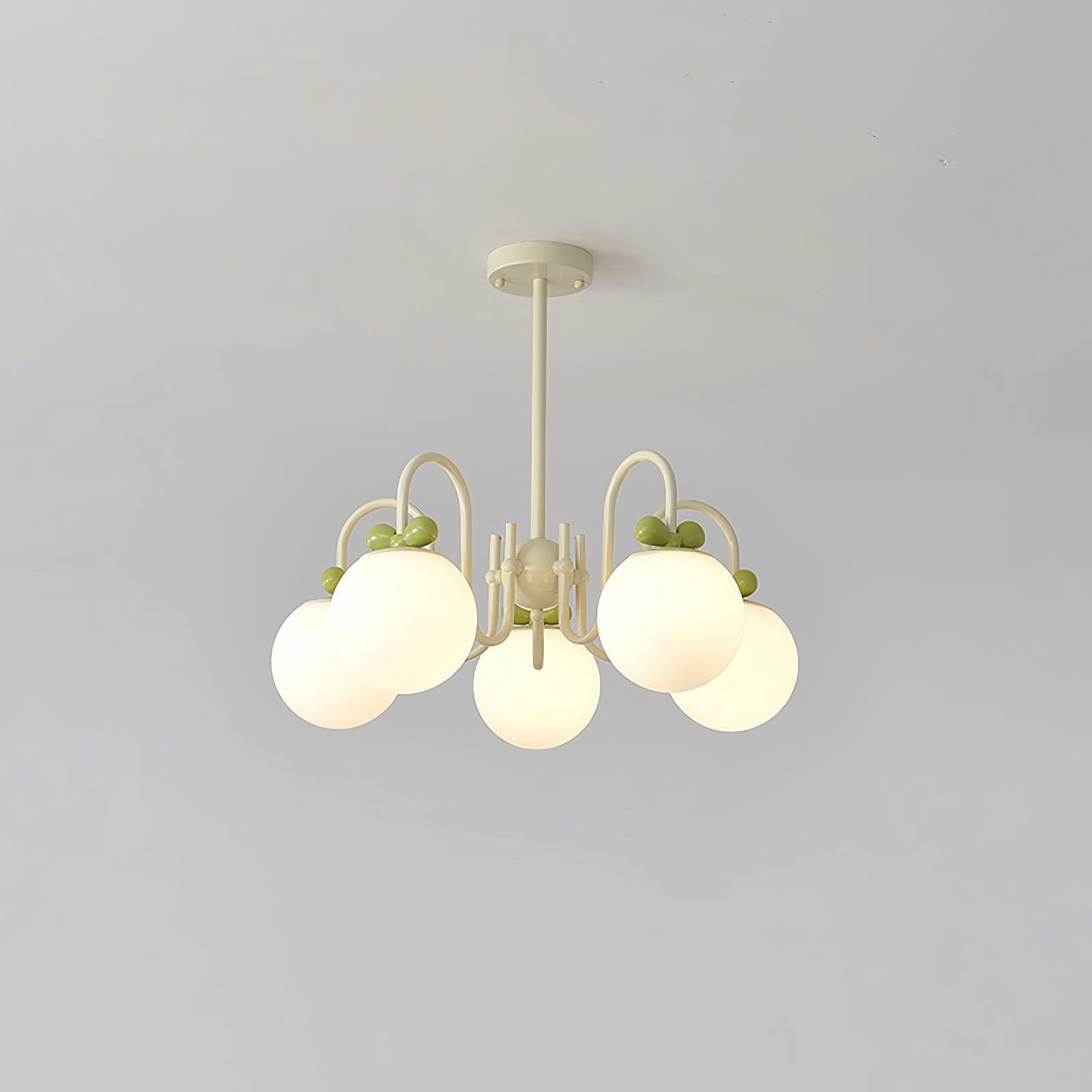 Cream Cherry Chandelier