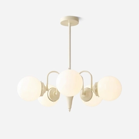 Cream Glass Ball Chandelier chandelier,ceiling light,decorative lighting