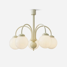 Cream Glass Sphere Chandelier chandelier,ceiling light,decorative lighting