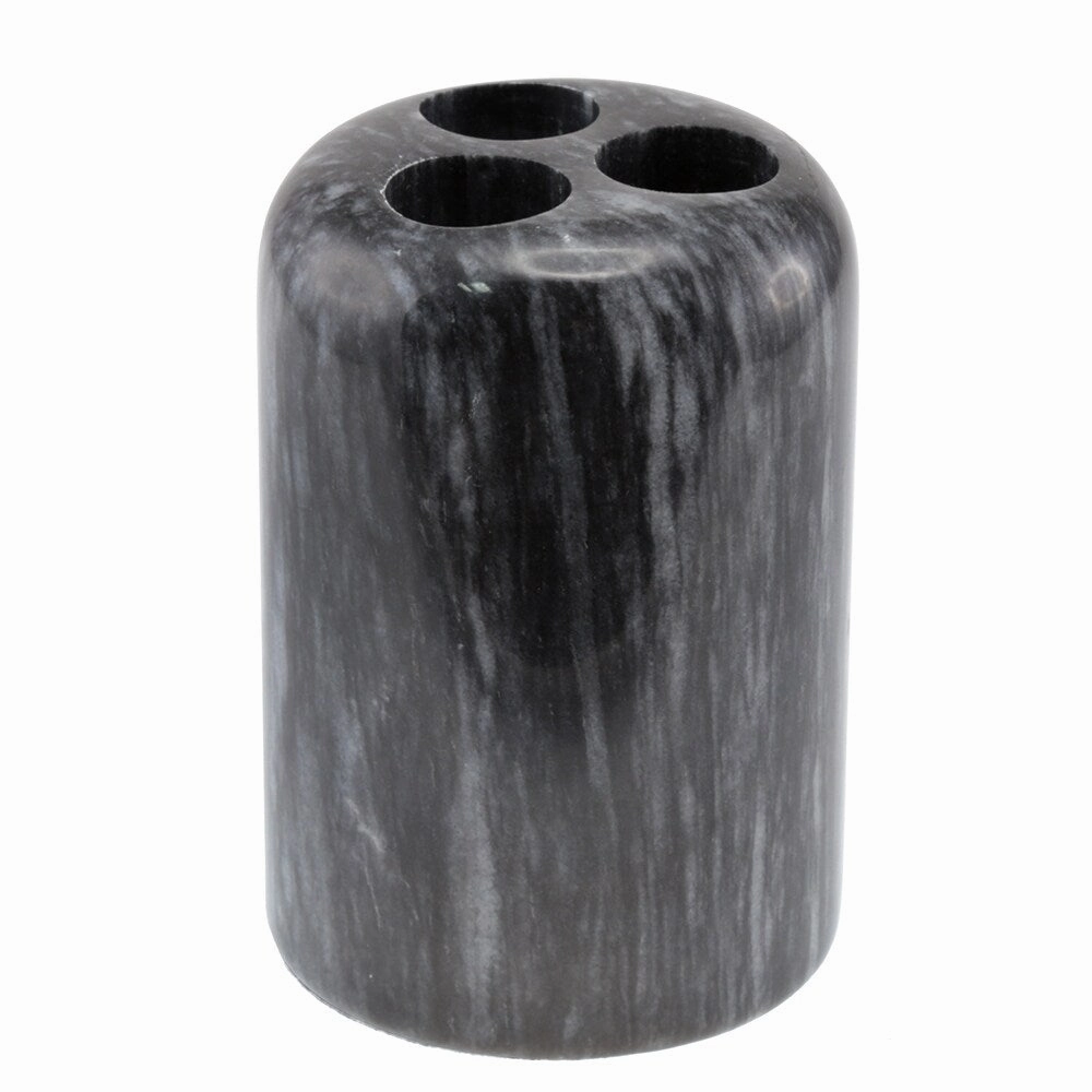 Creative Home Spa Collection Black Marble Toothbrush Holder, Tooth Brush Holder Toothbrush Holder,Bathroom Organizer