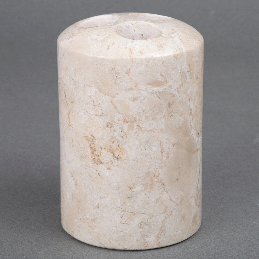 Creative Home Spa Collection Champagne Marble Toothbrush Holder - Beige