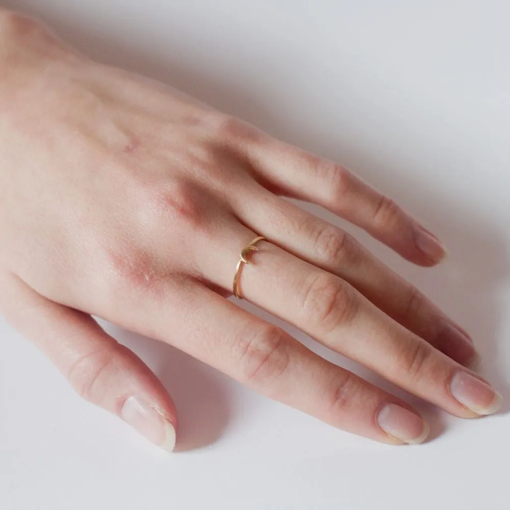 Crescent Moon Ring