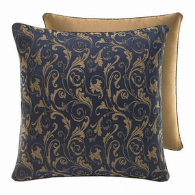 Croscill Monroe European Blue Sham pillowcases,cotton pillow covers,bed linen
