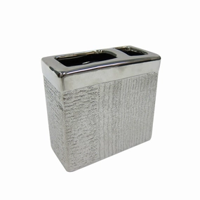 Croscill Roebling Stripe Toothbrush Holder Toothbrush Holder,Bathroom Organizer