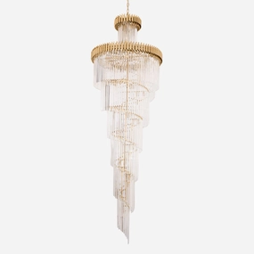 Crystal Spiral Chandelier chandelier,ceiling light,decorative lighting