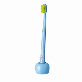 Curaprox Brush Foot Blue Toothbrush Holder Toothbrush Holder,Bathroom Organizer