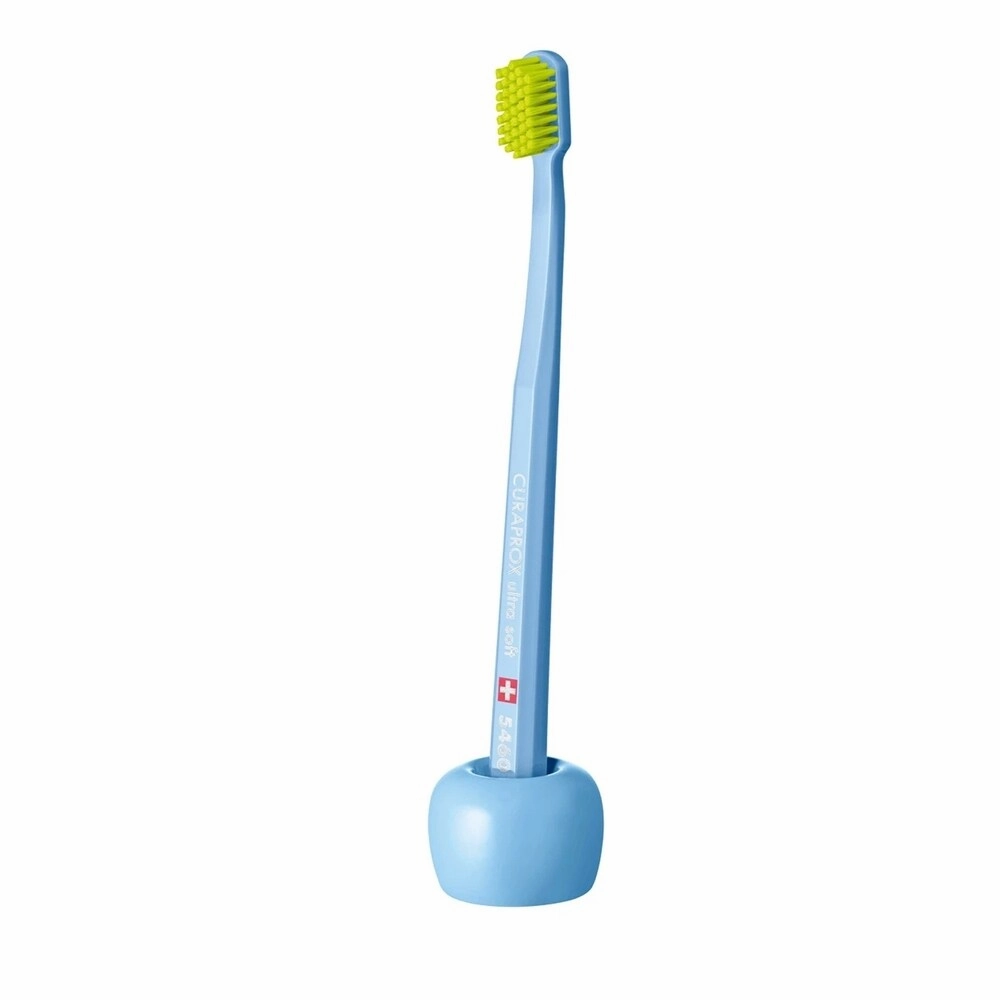 Curaprox Brush Foot Blue Toothbrush Holder Toothbrush Holder,Bathroom Organizer