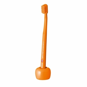 Curaprox Brush Foot Orange Toothbrush Holder Toothbrush Holder,Bathroom Organizer