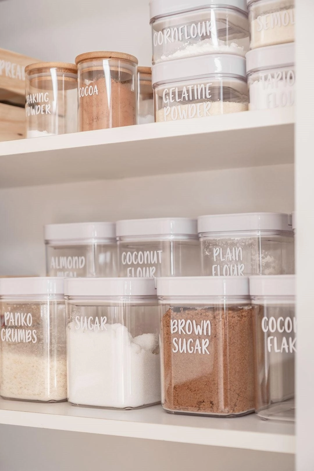 Custom LLC Flip Canister and Square Glass Jar Labels