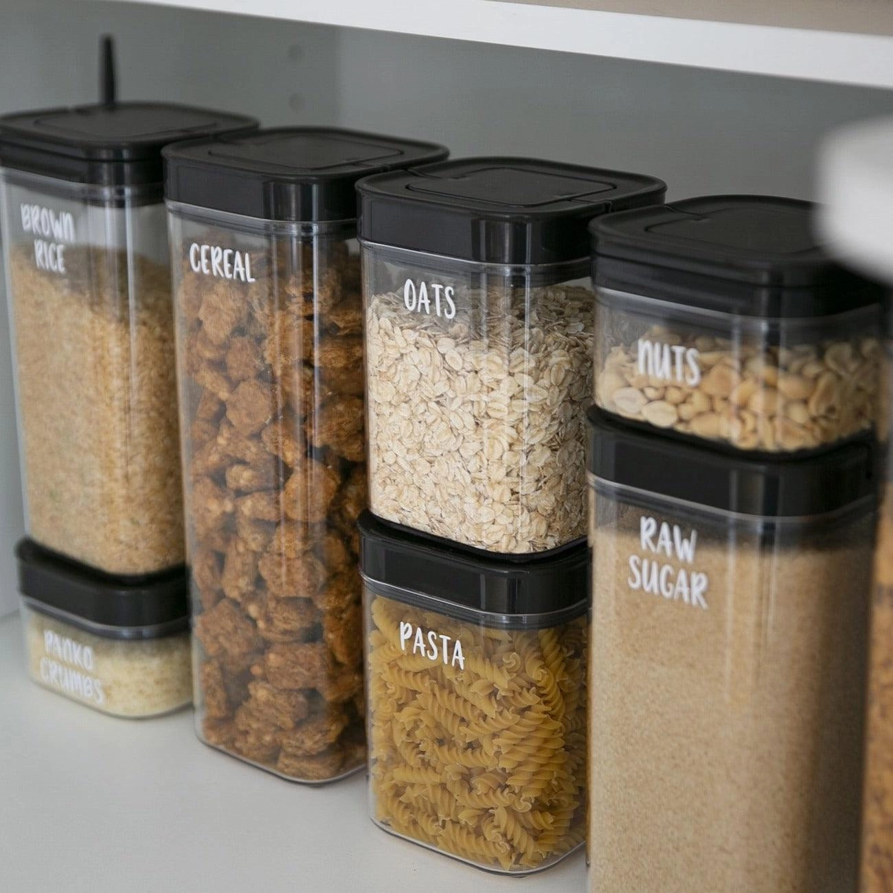 Custom LLC Flip Canister and Square Glass Jar Labels