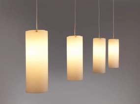 Cylindrical Pendant Lamps in Matted Glass Knife Set,Kitchen Knives