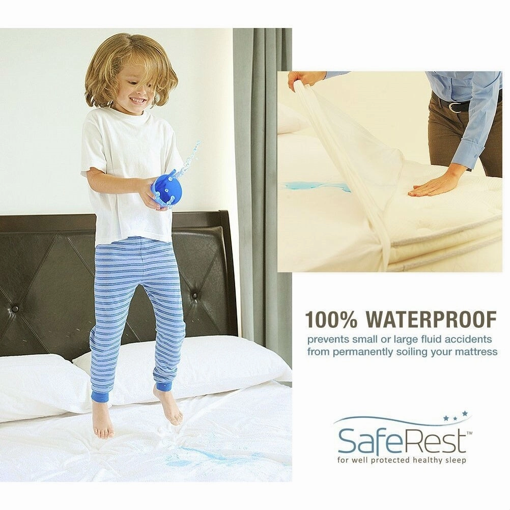 Daily Boutik Twin size Waterproof Mattress Protector - FDA Class 1 Medical Device
