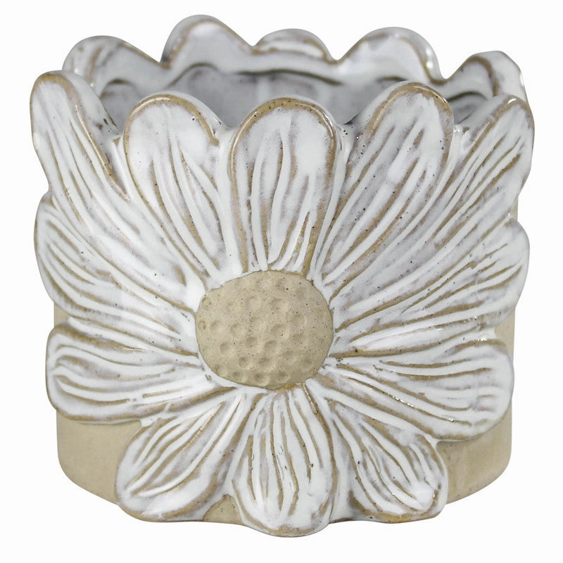 Daisy Cachepot, Ceramic Vase,Ceramic Vase