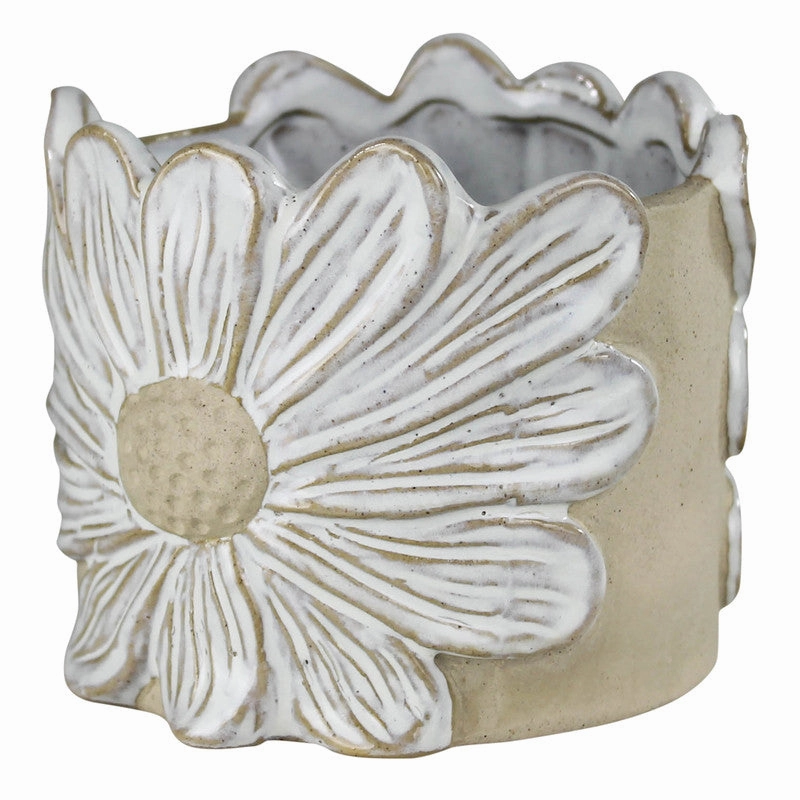 Daisy Cachepot, Ceramic