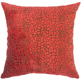 Dallyce Geometric Euro Sham Red pillowcases,cotton pillow covers,bed linen