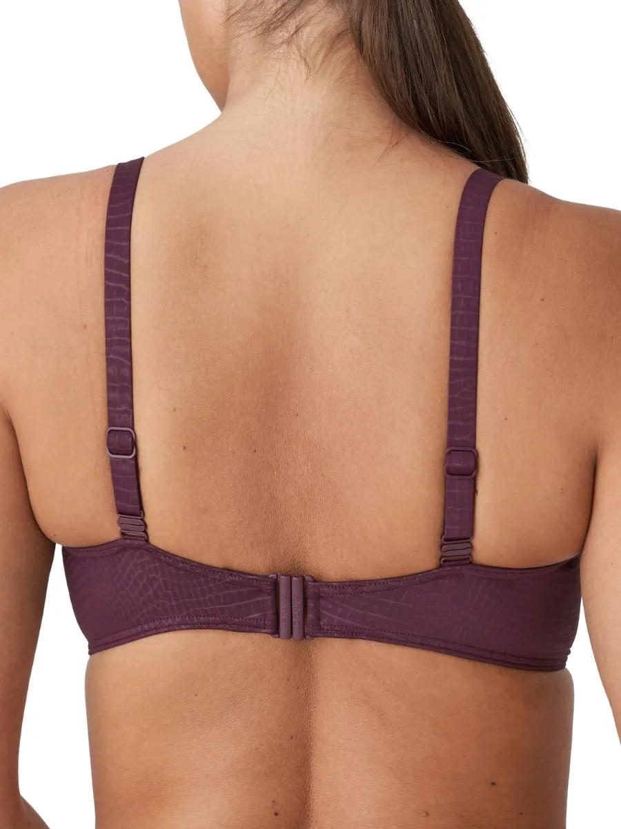 Dalyan Full Cup Bikini Top - Wine