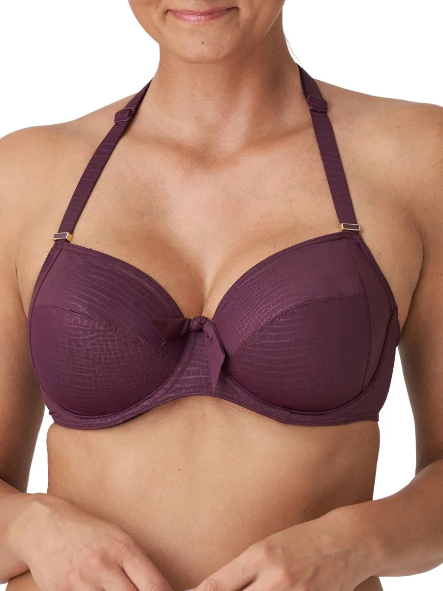 Dalyan Full Cup Bikini Top - Wine