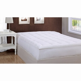 Damask Stripe Pillowtop 500 Thread Count Queen/ King/ California King-size Mattress Pad mattress pads,mattress topper,bed protection