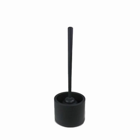 Dark Gray Toilet Plunger Set with Holster Toilet Brush,Bathroom Cleaner