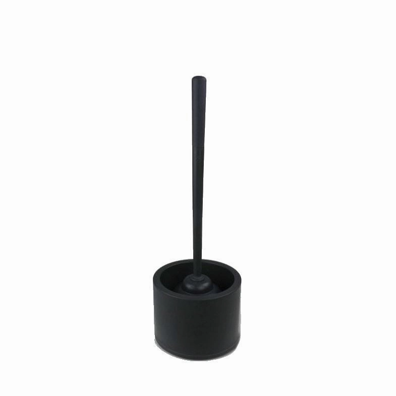 Dark Gray Toilet Plunger Set with Holster Toilet Brush,Bathroom Cleaner