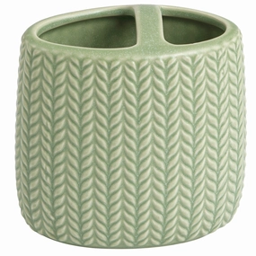 Dashi Ceramic Toothbrush Holder - Green - Toothbrush Holder Toothbrush Holder,Bathroom Organizer