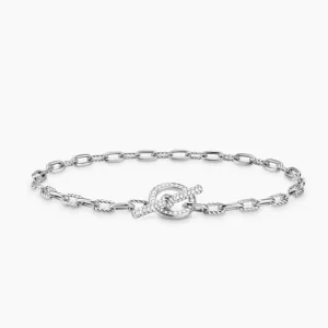 David Yurman Madison Pav Toggle Chain Bracelet