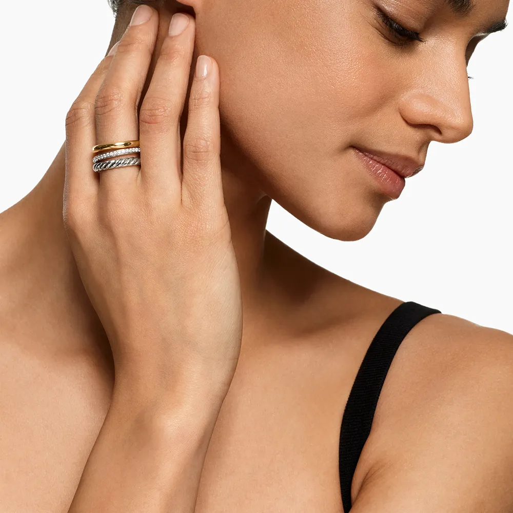 David Yurman Mercer Three Row Ring