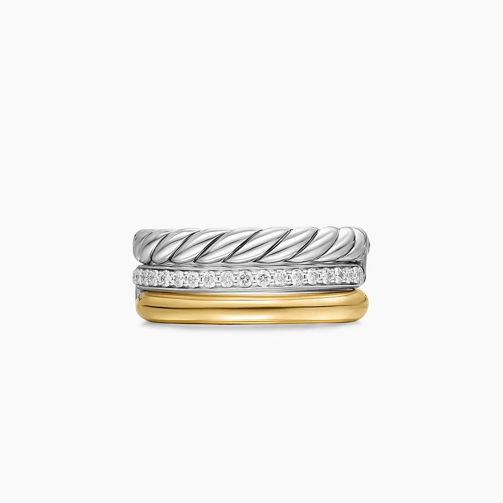 David Yurman Mercer Three Row Ring