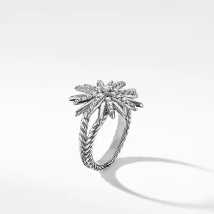 David Yurman Starburst Ring with Pav Diamonds