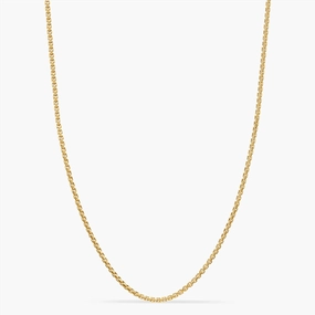 David Yurman Box Chain Necklace in 18ct Yellow Gold