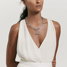 David Yurman Lexington Chain Necklace with Diamonds
