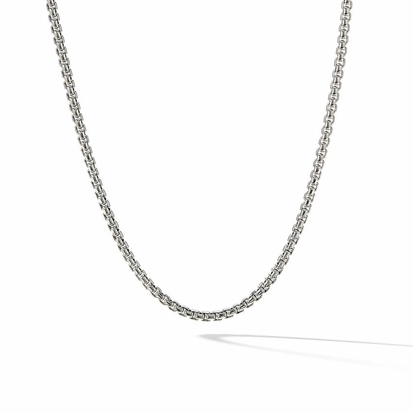 David Yurman Medium Box Chain Necklace with an Accent of 14ct Gold