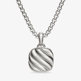David Yurman Sculpted Cable Square Locket