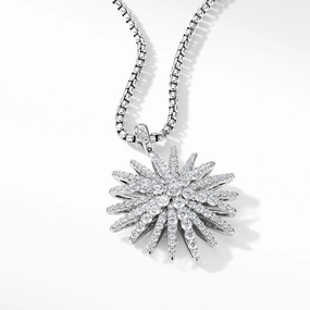 David Yurman Starburst Pendant with Pav Diamonds