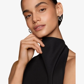 David Yurman Stax Zig Zag Hoop Earrings
