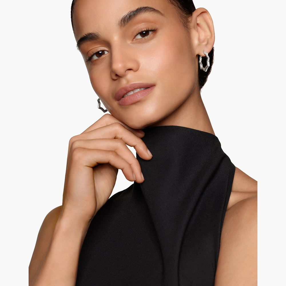 David Yurman Stax Zig Zag Hoop Earrings