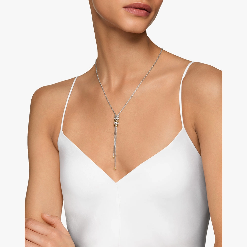 David Yurman Stax Zig Zag Y Necklace