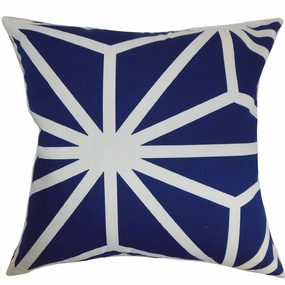 Dazu Geometric Euro Sham Sapphire pillowcases,cotton pillow covers,bed linen