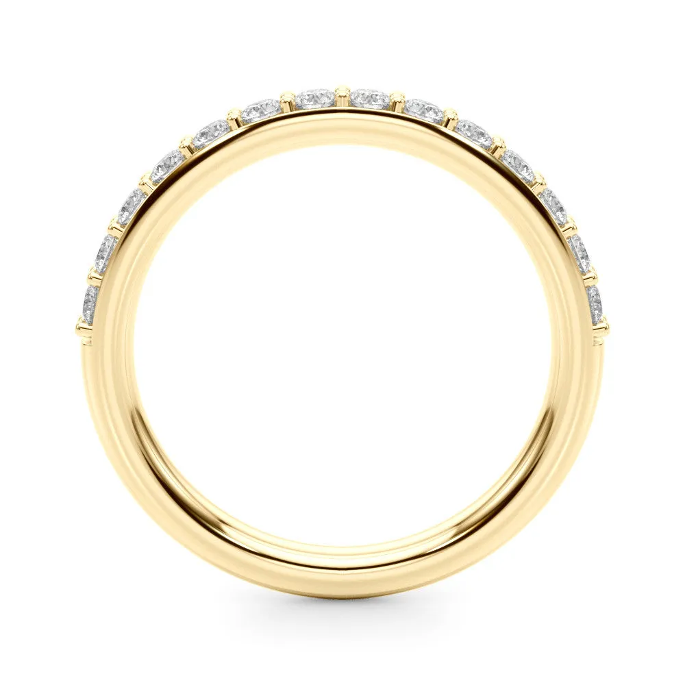 Delicate Stackable Round Diamond Anniversary Band