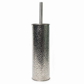 Deluxe Textured Stainless Steel Toilet Brush With Holder Toilet Brush,Bathroom Cleaner