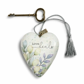 Demdaco Love Heals Art Heart Decorative Mirror,Home Decor Mirror