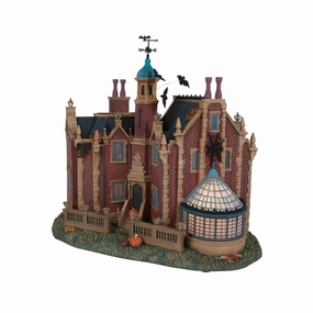 Department56 Snow Village Halloween Disney World Haunted Mansion Lighted Building Decorative Mirror,Home Decor Mirror