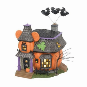 Dept56 Disney Village Mickey's Haunted Manor Lighted Building Decorative Mirror,Home Decor Mirror