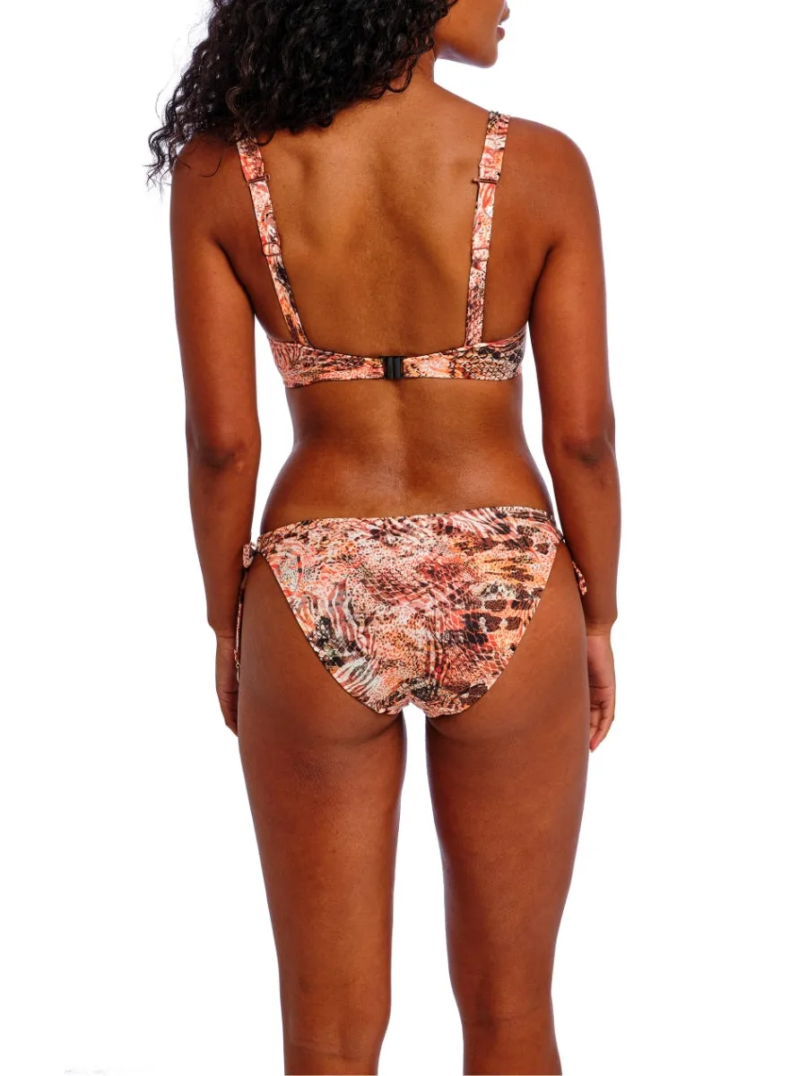 Desert Cat High Apex Bikini Top - Sunset
