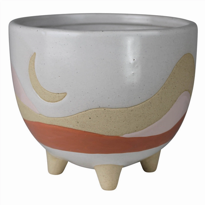 Desertscape Cachepot, Ceramic