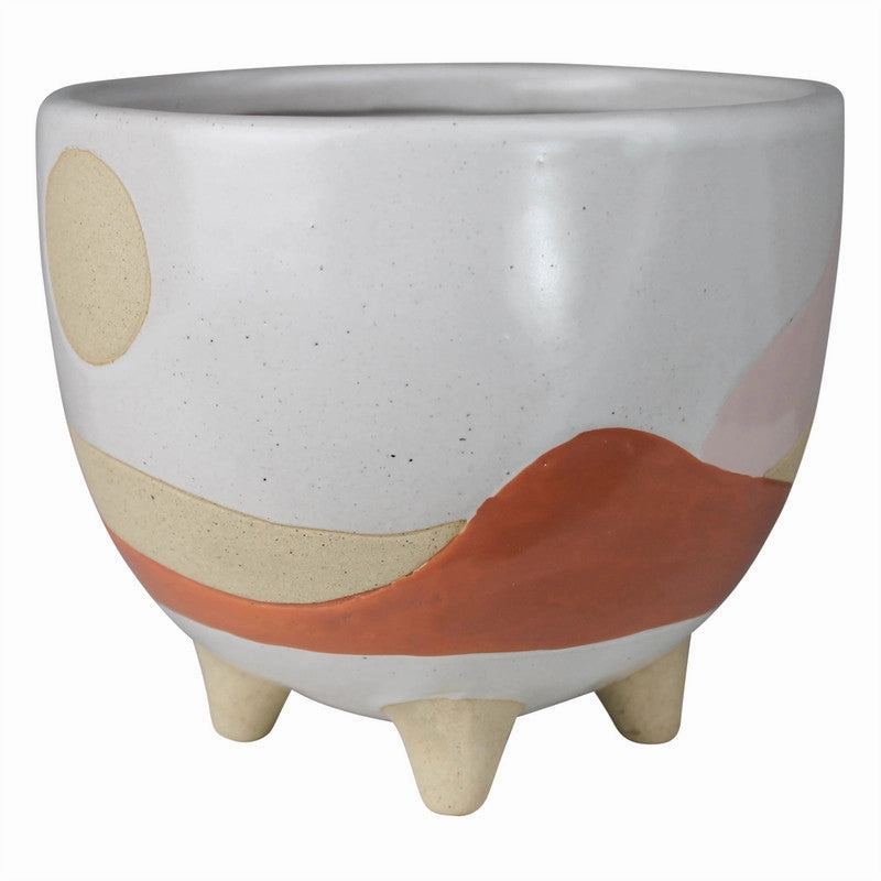 Desertscape Cachepot, Ceramic