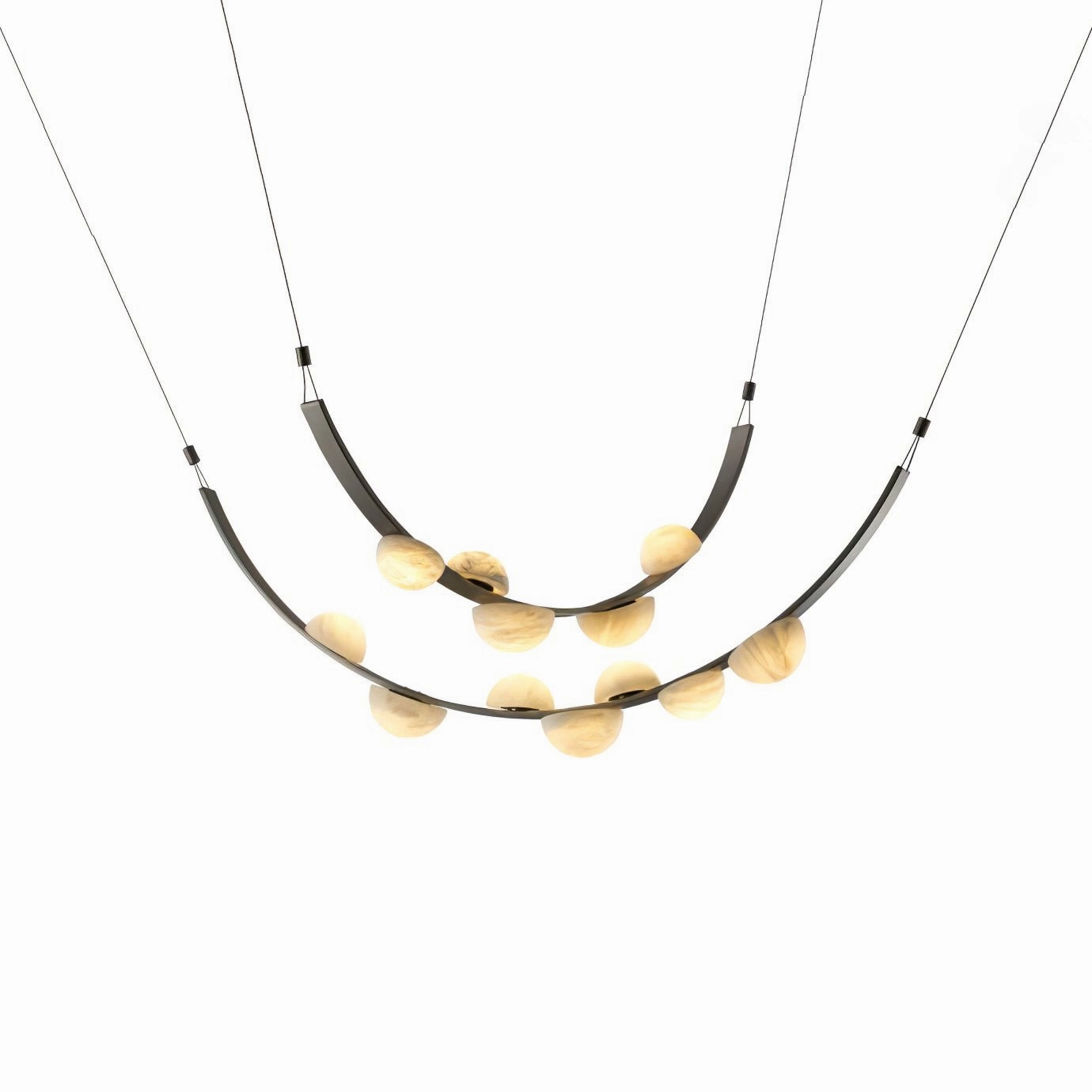 Dew Drops Alabaster Chandelier
