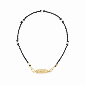 Diamond & Pearl Bead Baby Locket Necklace
