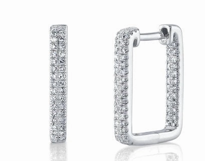 Diamond Hoop Earring