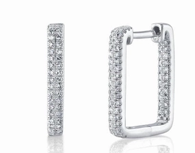 Diamond Hoop Earring